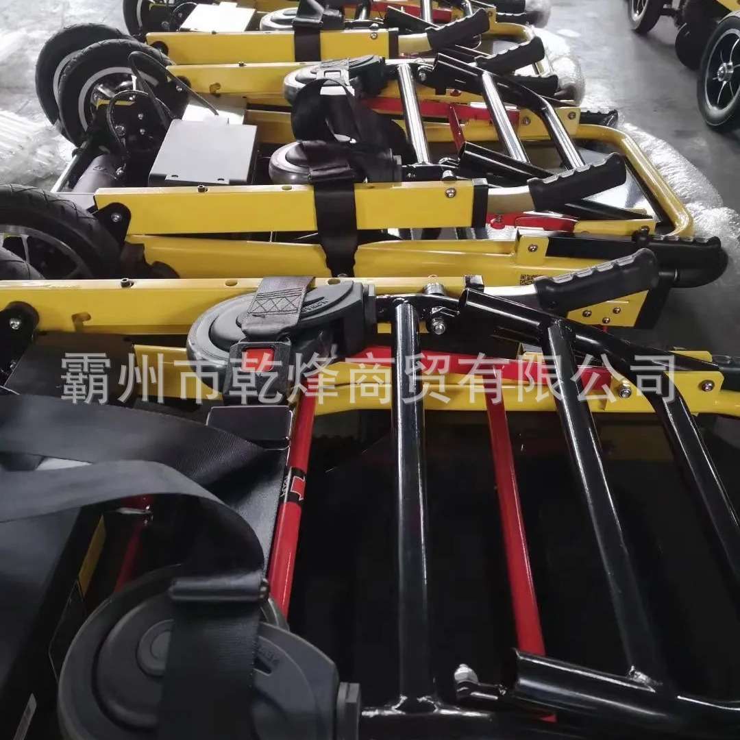 平地电动推车电动爬楼轮椅车老年人上下楼梯担架履带式折叠爬楼机