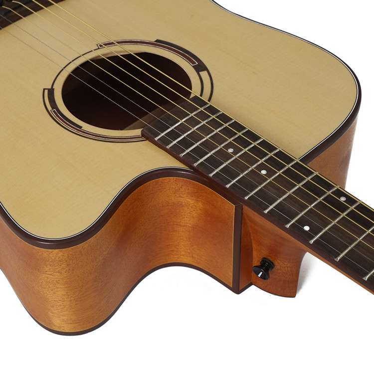 40-41寸哑光云杉合板缺角吉它奥古曼吉他电箱琴guitar贴牌订制OEM