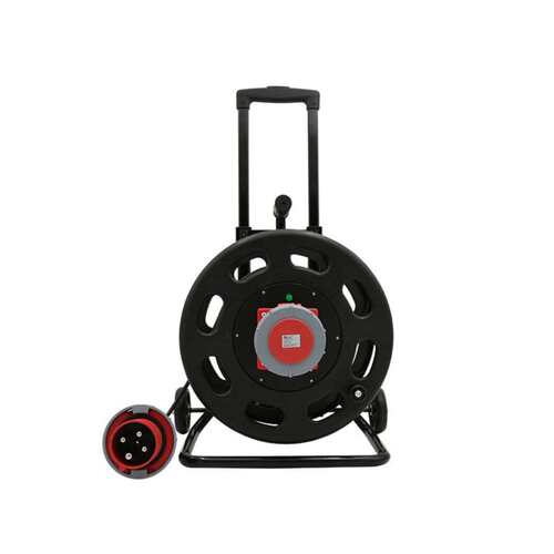ZY-S420-IP67 拉杆式电缆盘 415V 63A 420mm 四芯 三角架电缆盘