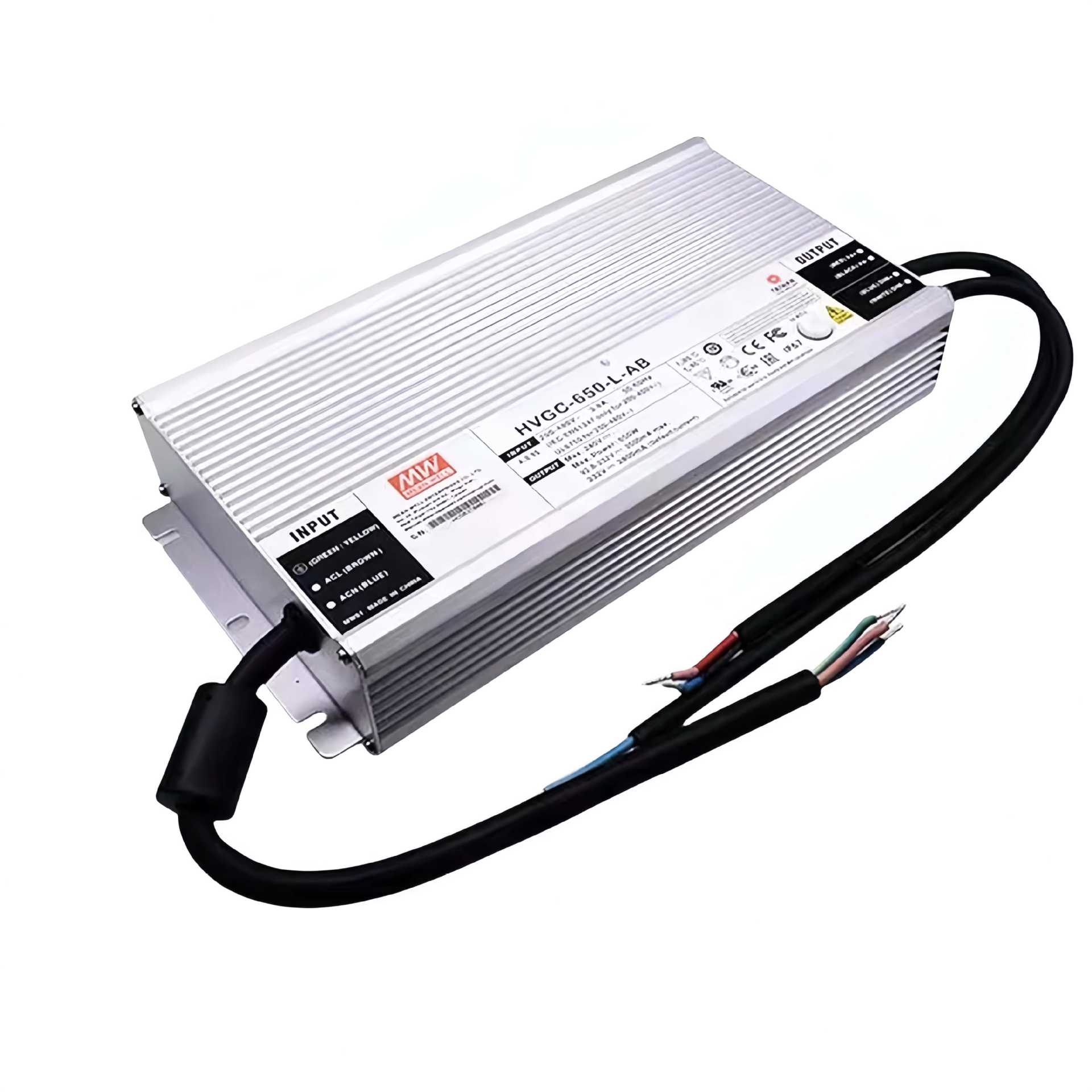 明纬电源 HVGC-650-M-AB   380V输入MEANWELL开关电源防水