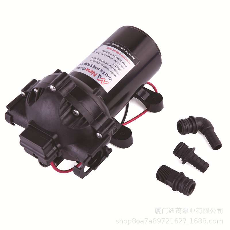 51款隔膜泵12v24v直流游艇泵增压泵自吸泵高压清洗泵农业灌溉
