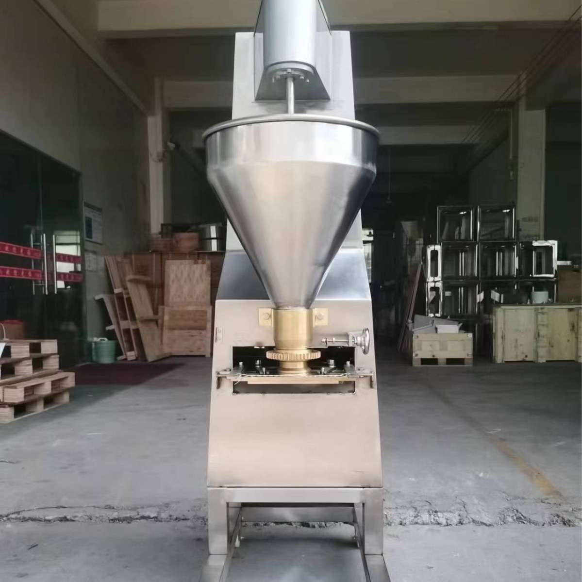 狮子头成型设备全自动大型四喜丸子蔬菜丸子成型流水线商用肉丸机