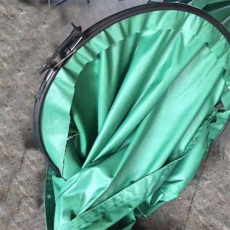隧道工程开挖压入抽出式施工风机风带风筒布风管拉链钢圈快接