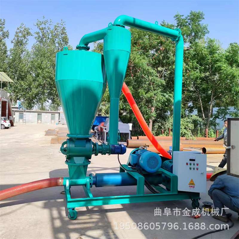 油菜籽气力吸粮机 时产100吨稻谷装车脉冲除尘风力吸粮机金成机械