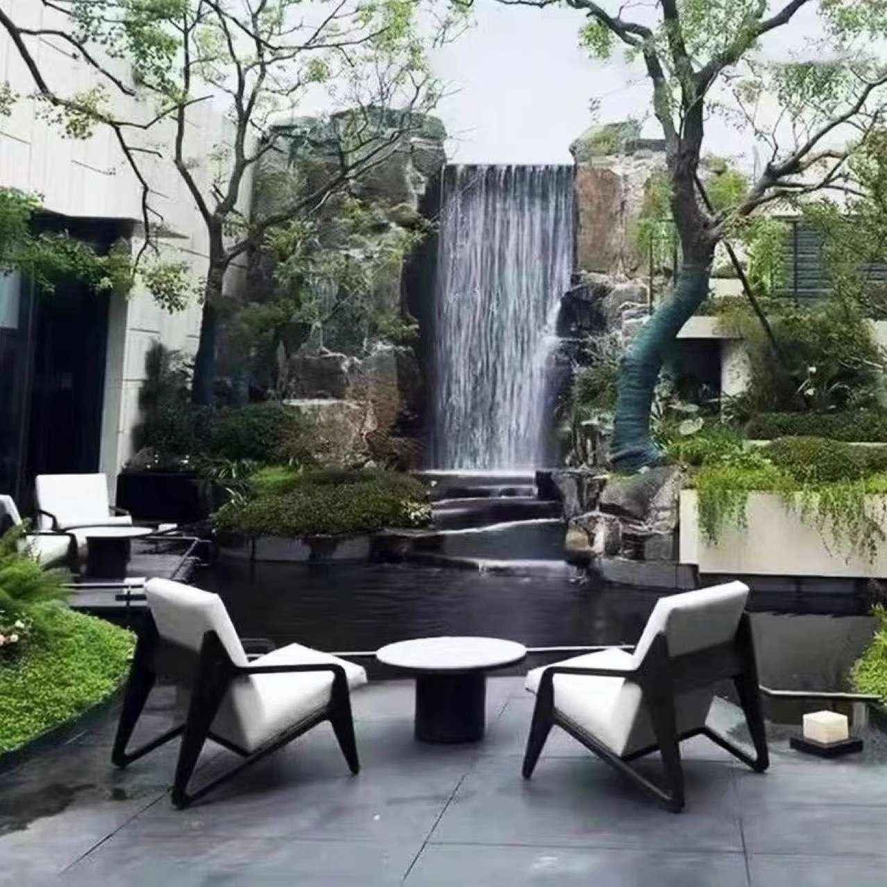 idao出口精品家具北欧户外庭院沙发茶几组合咖啡厅阳台休闲靠背简