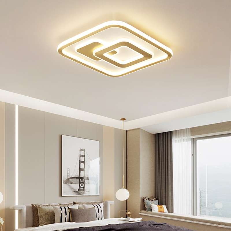 现代简约客厅灯led吸顶灯 轻奢大气家用卧室组合全铜灯具全屋套餐