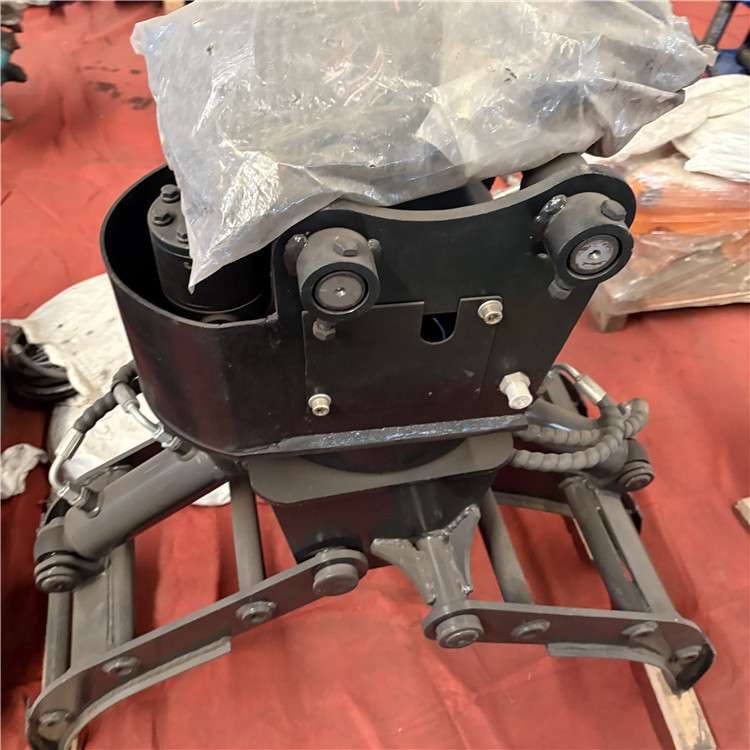挖机抓斗2立方挖掘机拇指夹液压滚筒筛分斗液压梅花爪挖机属