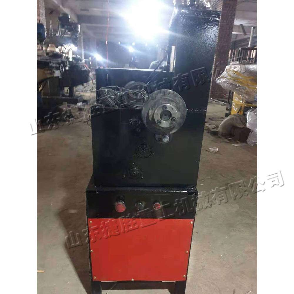 不锈钢管滚丝设备 小型铁管螺纹对接设备 全自动式拖把杆车丝机