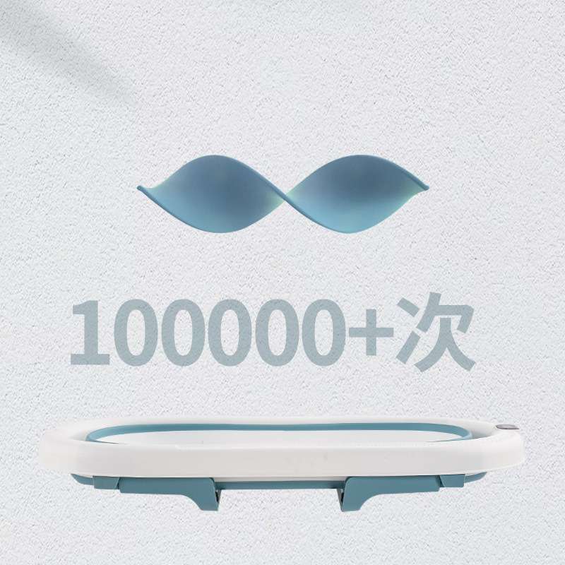 涵贝婴儿浴盆宝宝洗澡盆儿童婴儿洗澡神器可坐躺折叠浴盆洗澡盆图片