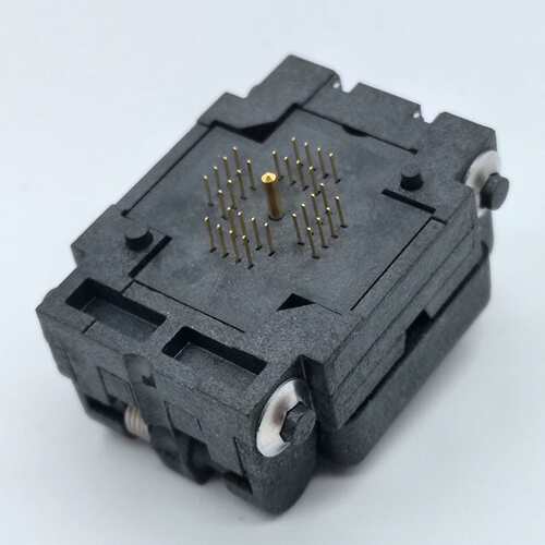 QFN32 MLF32测试座 编程座 烧录座32QN50S15050 间距0.5 5*5 进口