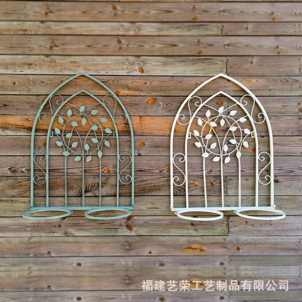铁艺花架壁挂花架装饰墙壁花篮挂篮阳台花架花盆架吊兰绿萝绿植