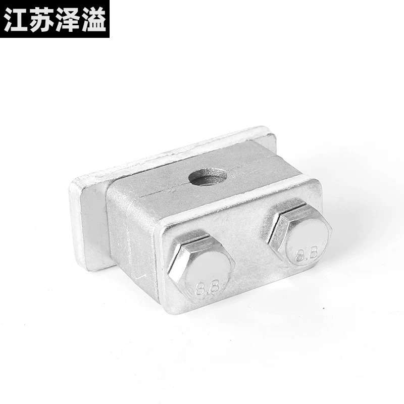 重型铝合金管夹单孔液压油管船用管夹管卡耐高温管卡管夹45-219mm图片