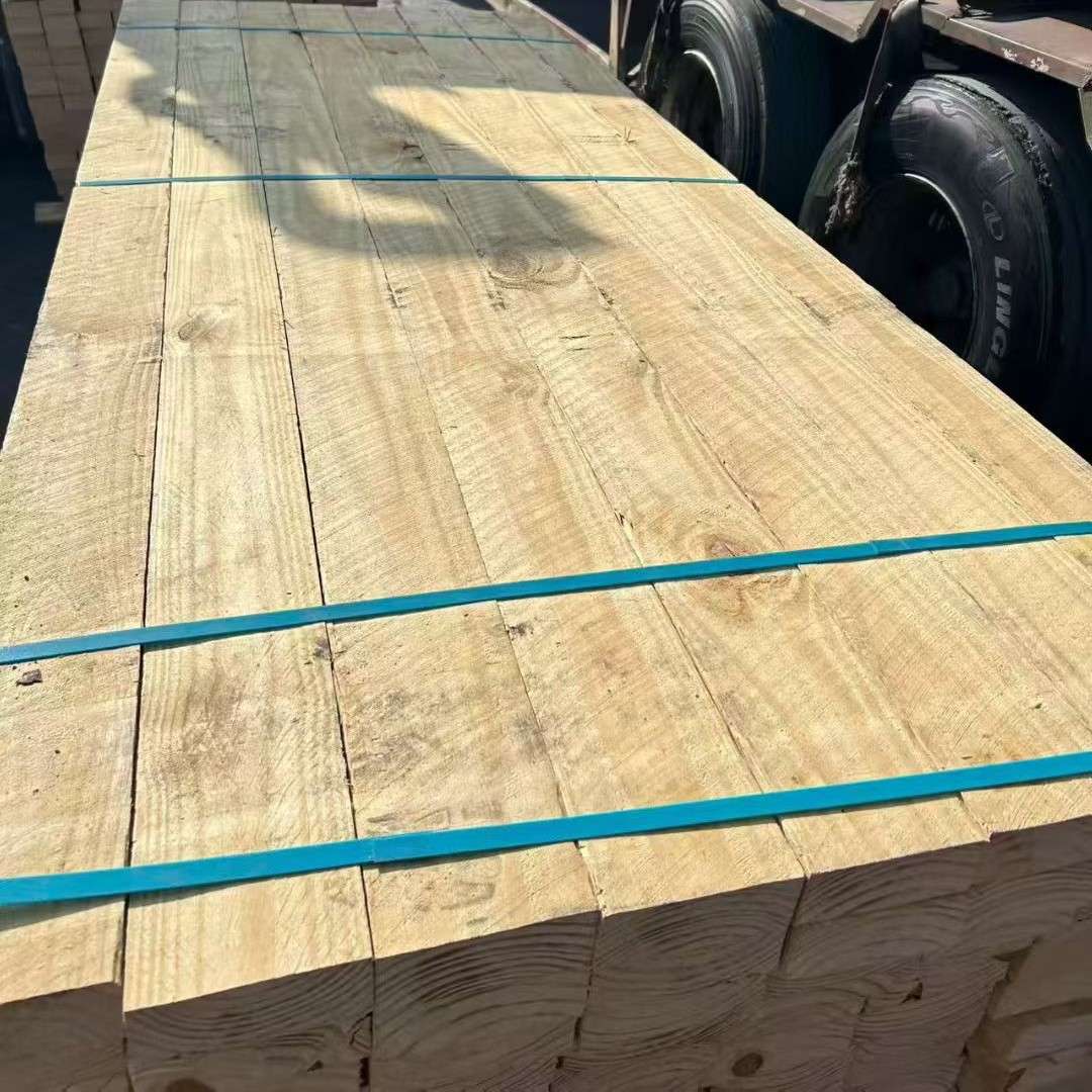 木材料实木板工程火炬松木板建筑木方巴西松家具材枕木船舶