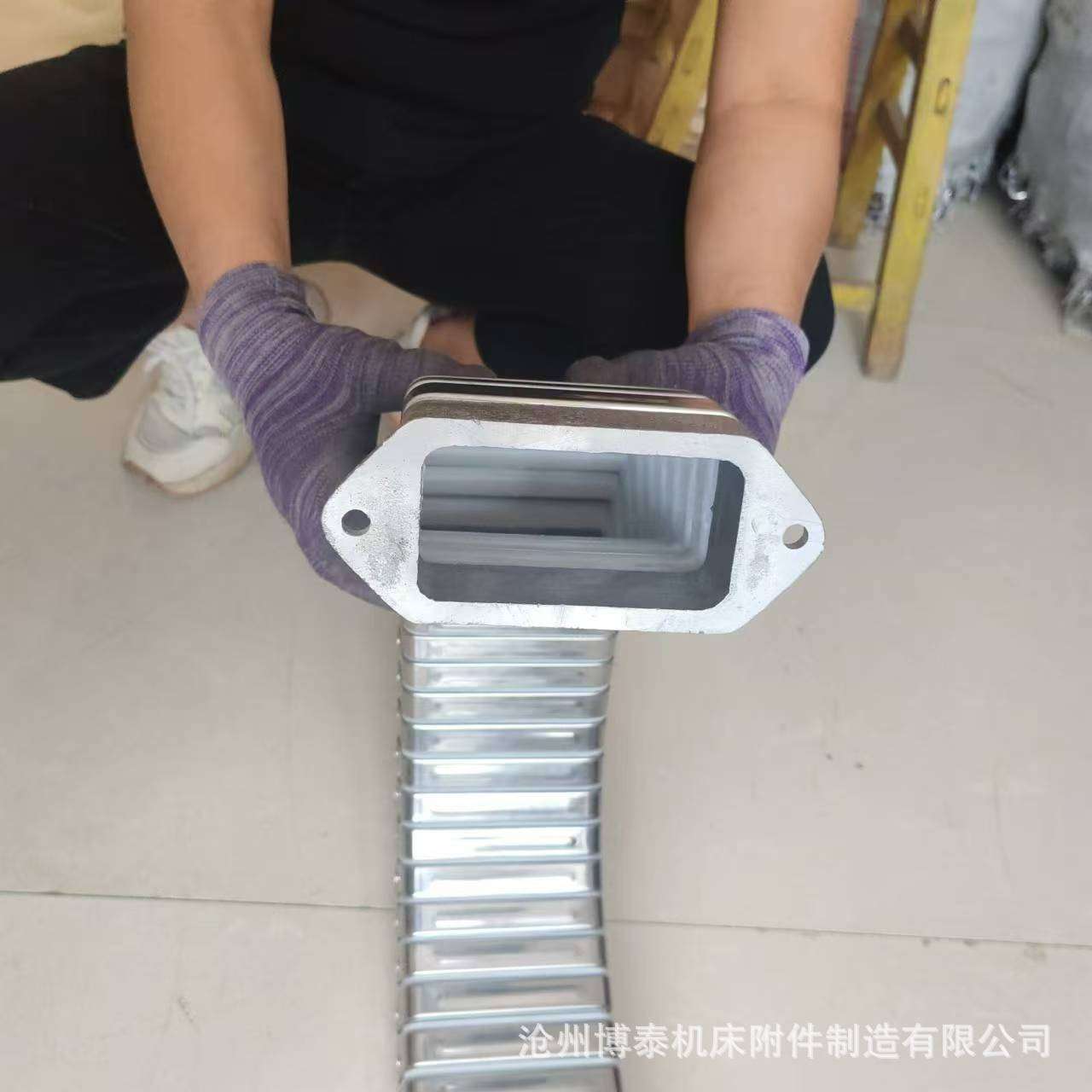 JR-2矩形金属软管封闭拖链保护套电缆导链油管防护托链坦克链线槽