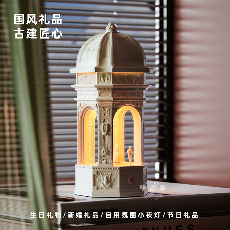 壁光里结婚氛围小夜灯卧室床头男女生送订婚节日礼物装饰摆件台灯
