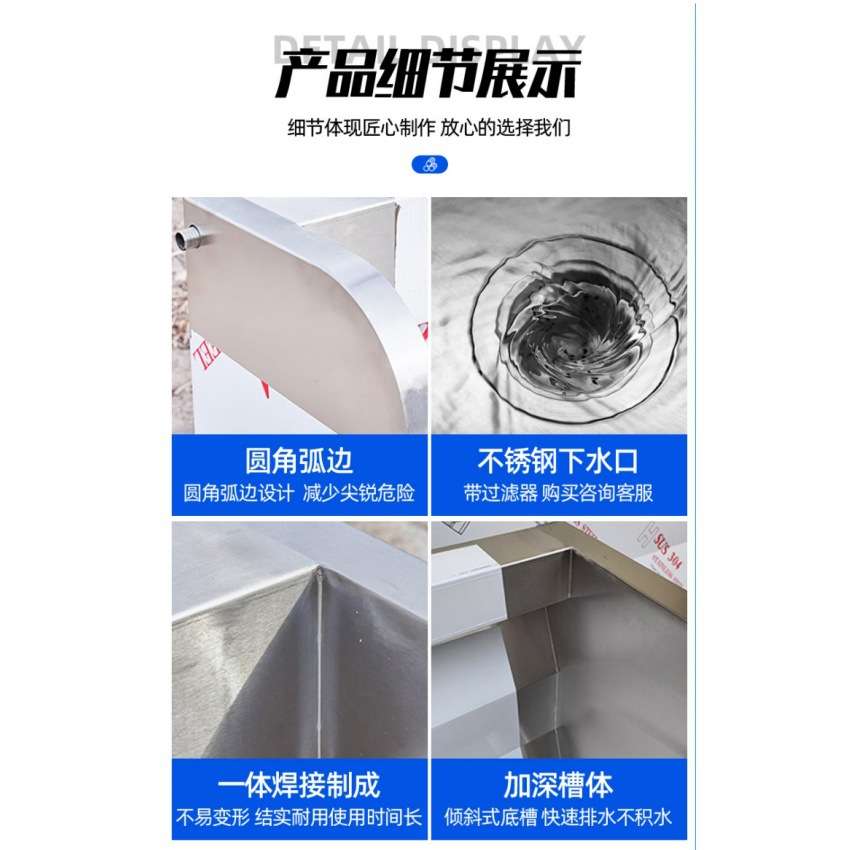 304不锈钢落地式小便池立式小便池学校公共场所加厚落地款小便槽