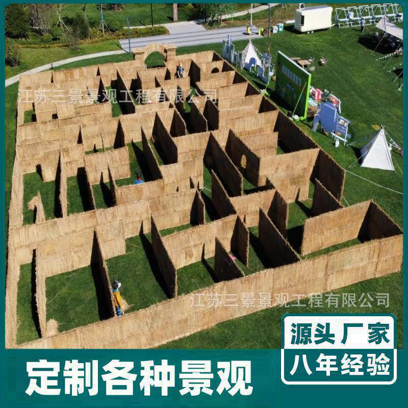 稻草景观稻草工艺品稻草粮仓农耕 稻草手工编制品 乐园