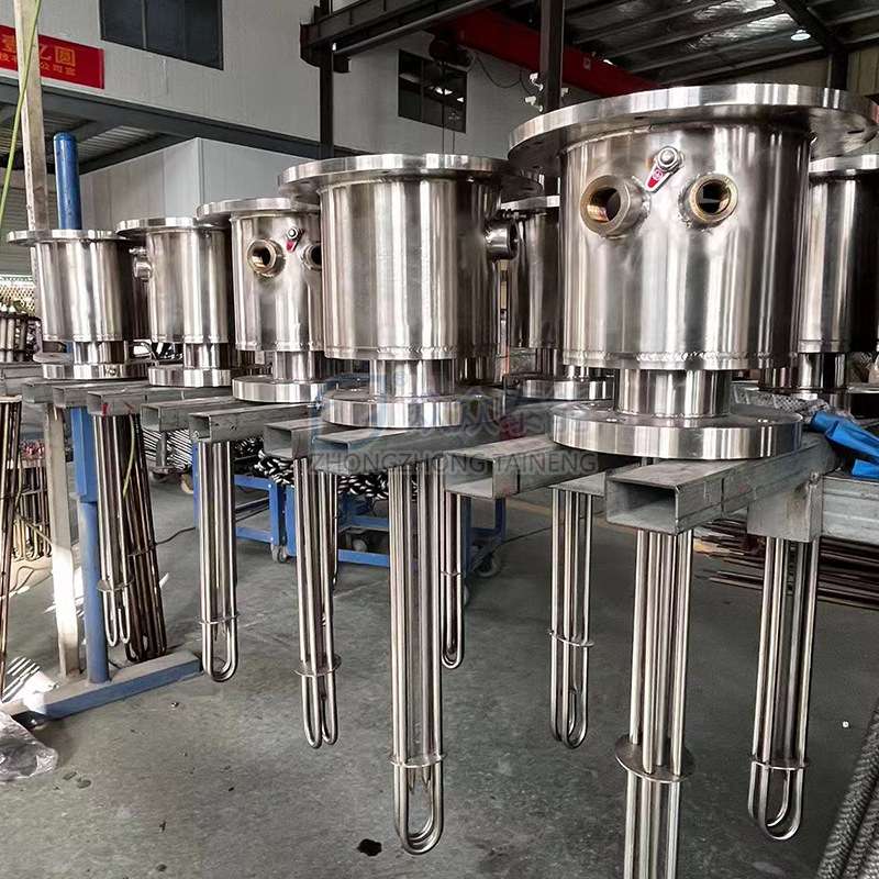 制氢电加热器厂家供应工程水箱锅炉用不锈钢汽化器制氢电加热器