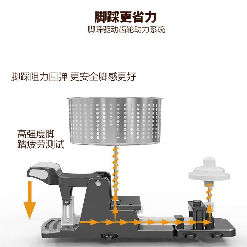 厂家 四驱动免手洗旋转拖把桶套装懒人家用清洁拖布桶拖地地拖