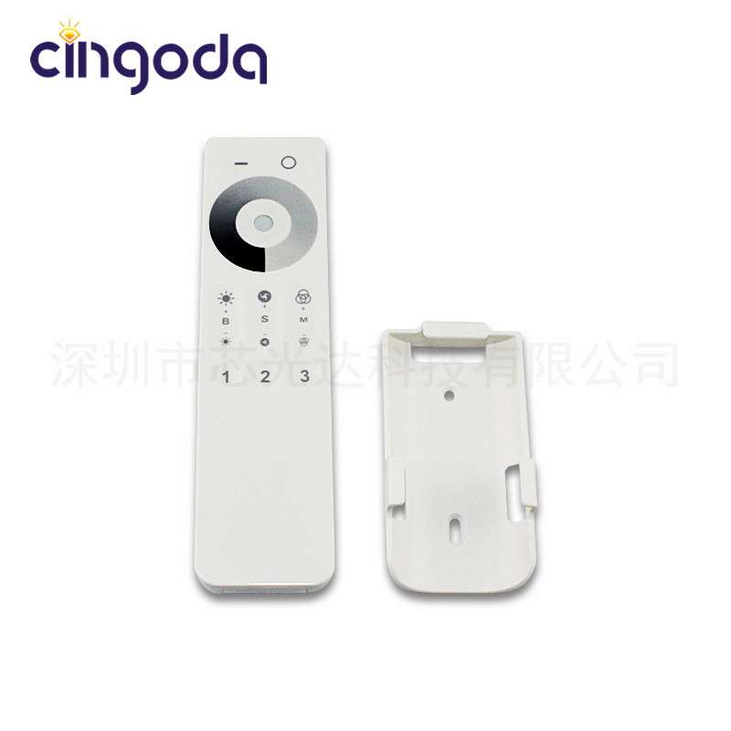直销2.4G触摸可分组分区同步LED调光器单色软灯条无线遥控控制器