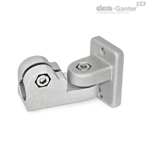 Elesa Ganter伊莉莎冈特 GN 281 旋转管夹接头铝材或不锈钢管身