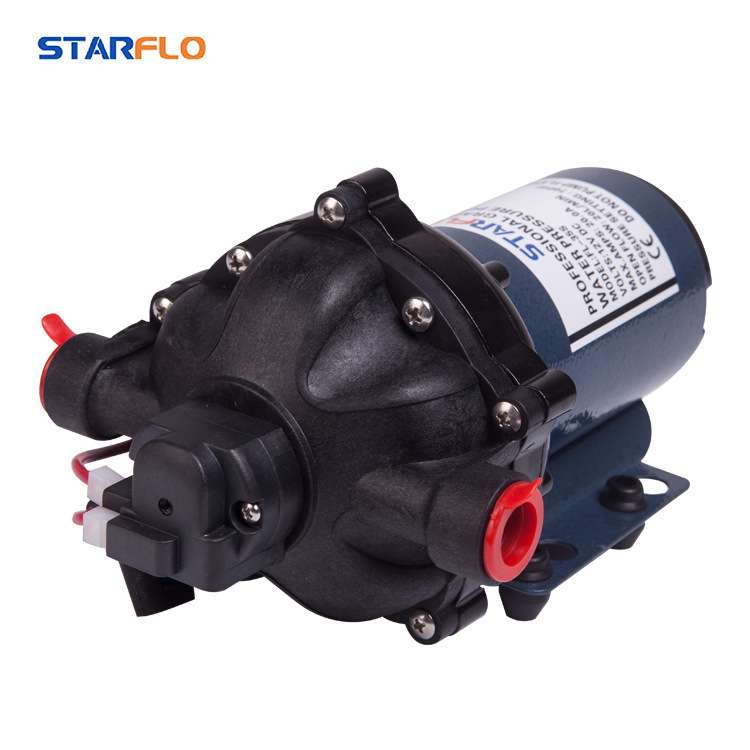 甲板冲洗隔膜抽水泵高压冲洗车泵清洗套装12V24V直流电动游艇船舶