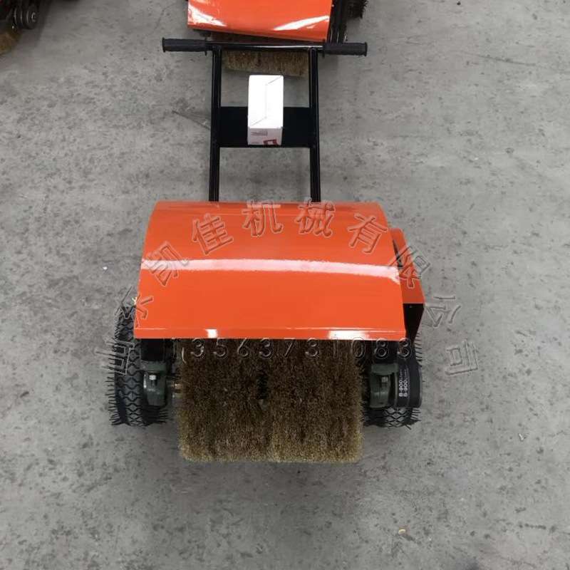 380V220v手推电动除锈机 房顶钢板翻新除锈器锈迹钢丝刷打磨机