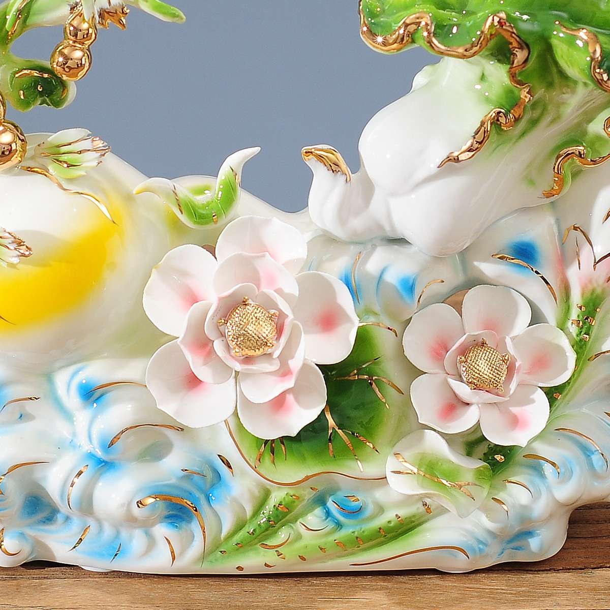 陶瓷葫芦摆件装饰品白菜工艺品客厅电视柜创意朋友结婚礼工厂直供