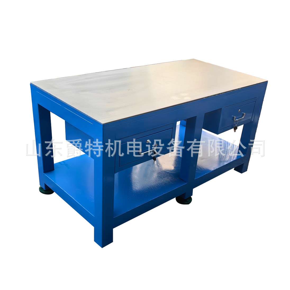 飞模台 模具装配加厚钢板维修台操作台虎钳工作台铸铁重型钳工台