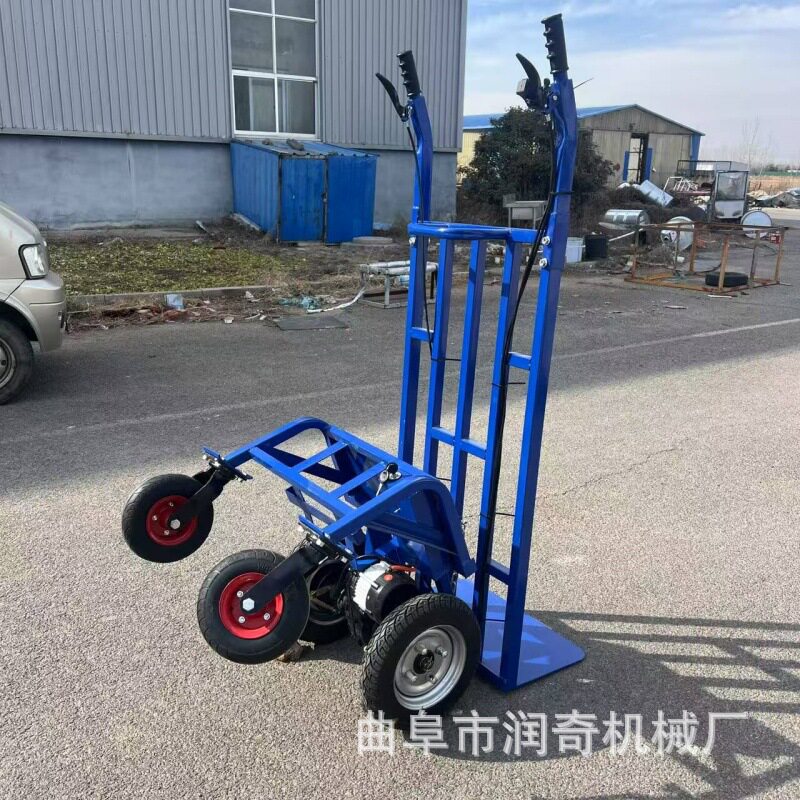 山路可用电动三轮四轮手推车农用爬坡果园养殖搬运车工厂工地运输