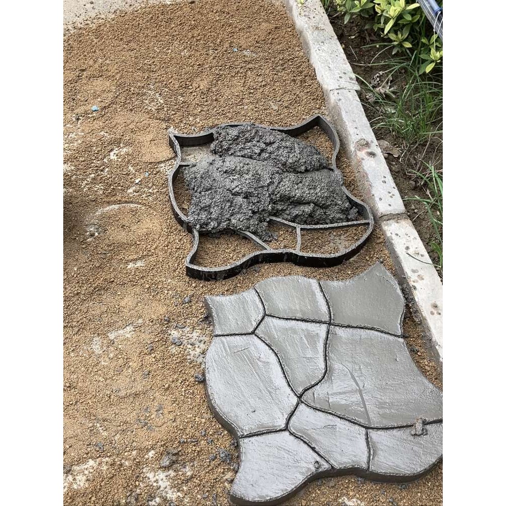 花园小路仿石地砖模具手工地砖工具菜园庭院步道施工