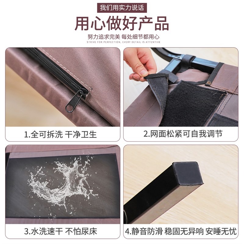 狗狗床带围行军床泰迪拉布拉多金毛中小型犬宠物狗狗夏季窝狗狗床