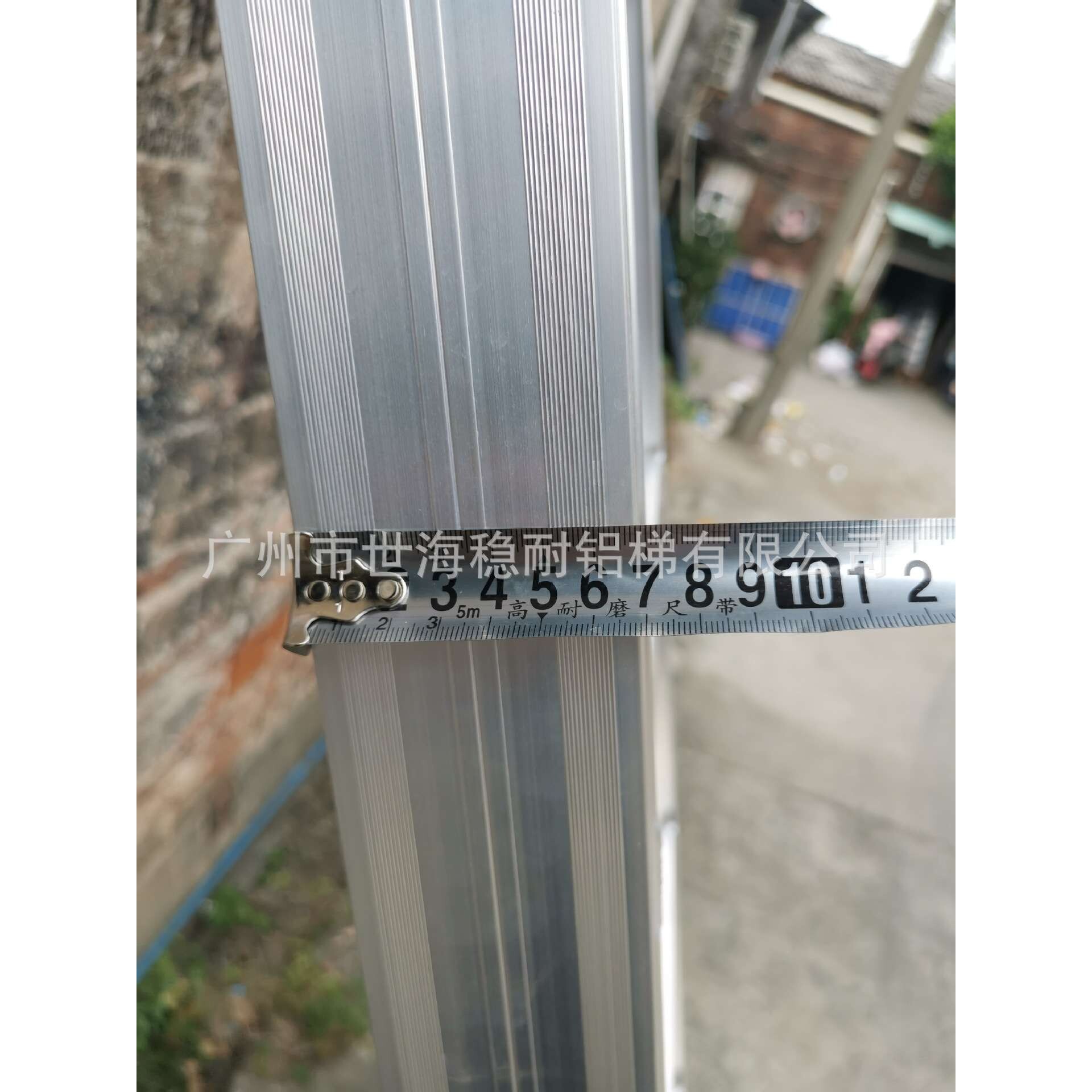阁楼梯单边梯一字梯直梯单侧梯铝焊梯家用上下楼可带钩子加宽加厚