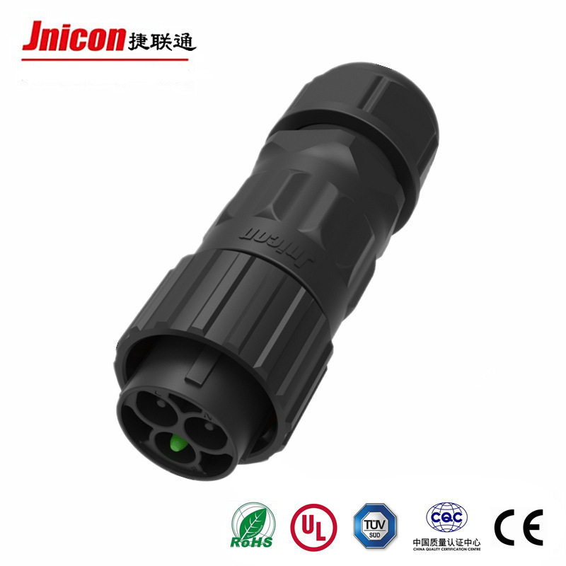 捷联通m28快卡4芯连接器50A80A防水航空接头储能设备输出输入