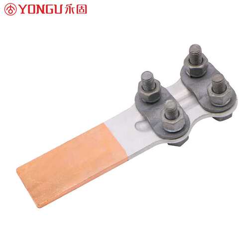 铜铝设备线夹SLG-4永固电力金具摩擦焊螺栓型铜铝过渡线夹导线