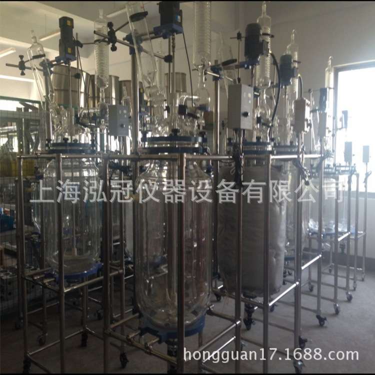 厂家直供S212系列双层玻璃反应釜S212-5L