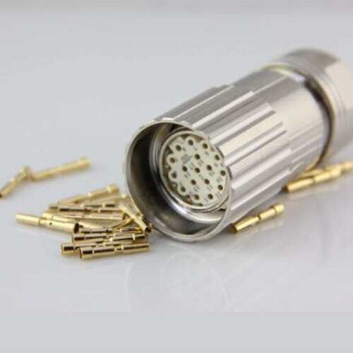 厂家直供信号电缆连接器90度信号公插头母插头 M23/623信号连接器