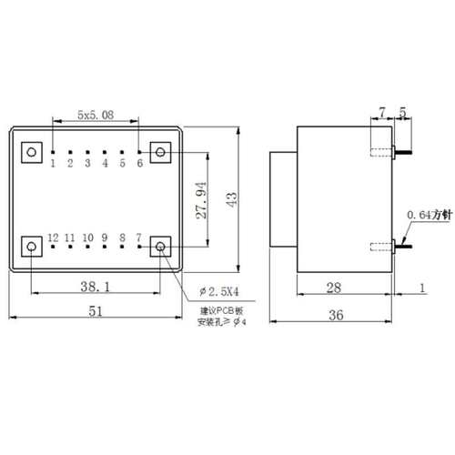 BingZi T70/B S10-F303 7-8 7V/1.2VA 11-12 17V/0.1VA电源变压器