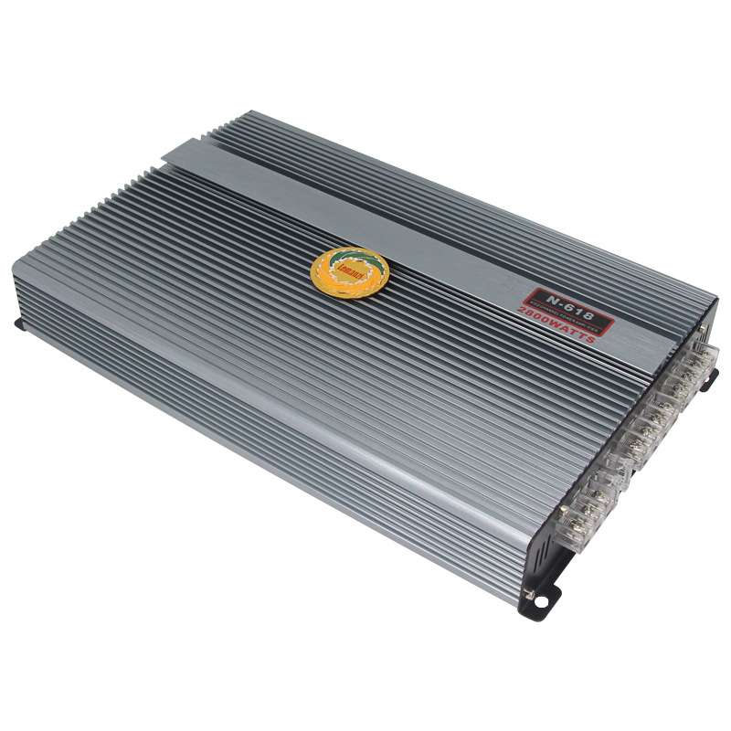 乐曼兹Lemanzi汽车音响低音炮四路功放车载4声道大功率功放板12V