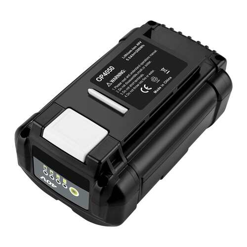 替代Ryobi利优比40V割草机锂离子电池OP4026A OP4050电动工具电池