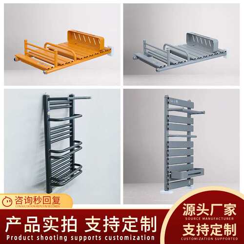 小背篓暖气片 家用铜铝复合卫生间钢制壁挂式毛巾架水暖散热片