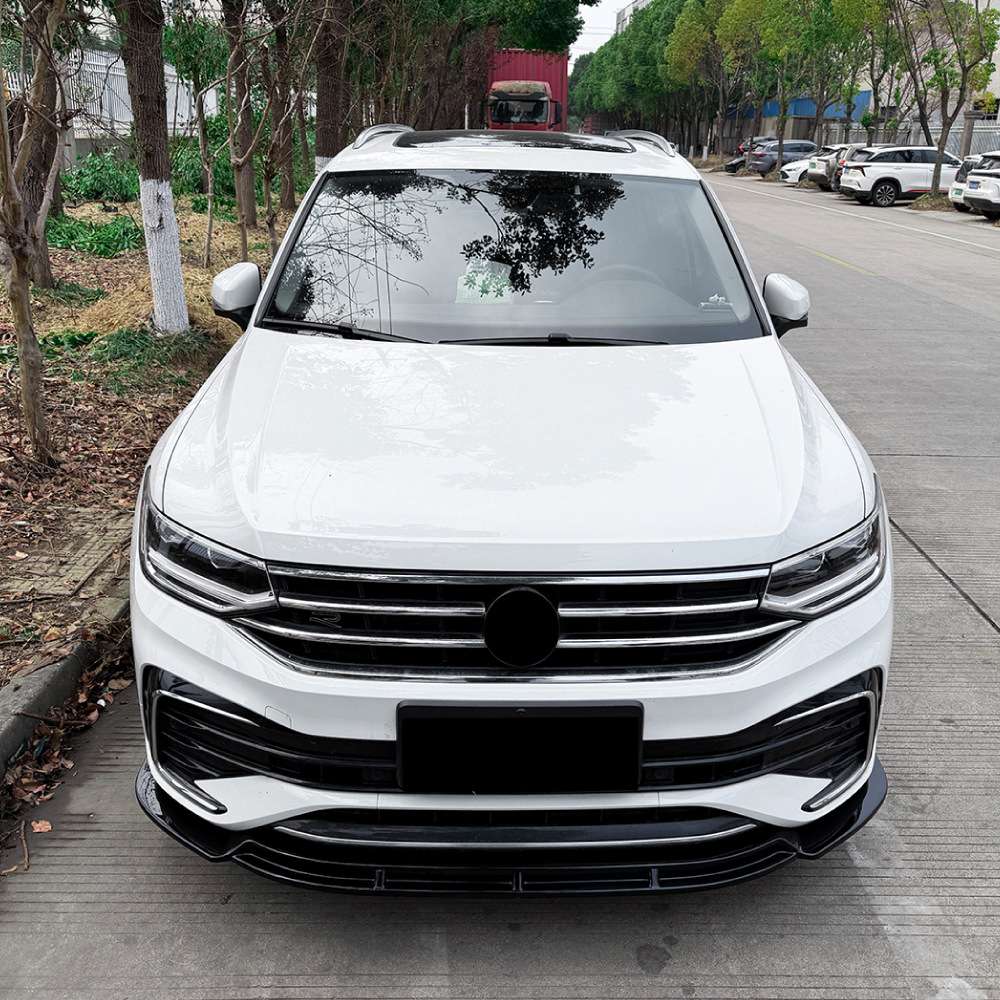 适用途观Tiguan MK2.5 Rline 2021-2023一体式前唇前铲扰流板改装