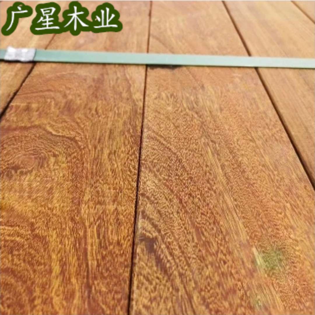 厂家直销南美紫檀实木地板 户外依贝重蚁木板木圆柱地板按需加工