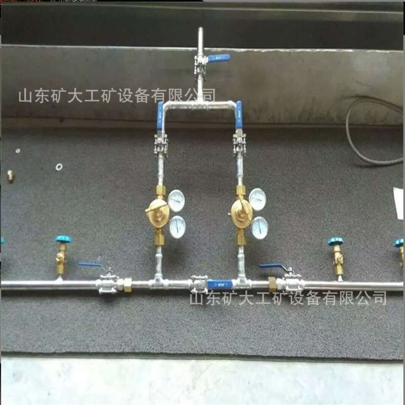 避难硐室用气幕喷淋装置  使用方便高压压缩空气汇流排