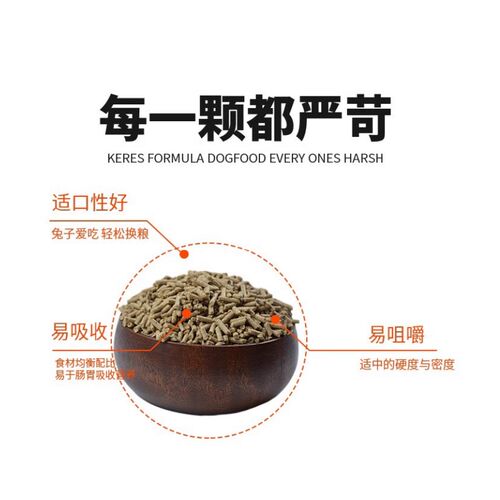 宠物兔粮家兔饲料幼年兔肉兔成年老年母兔20斤装营养通用兔子食物