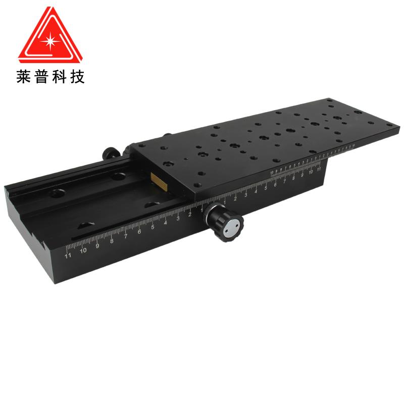 X轴精密手动工作台导轨滑台丝杆微调平移台位移调整光学实验平台