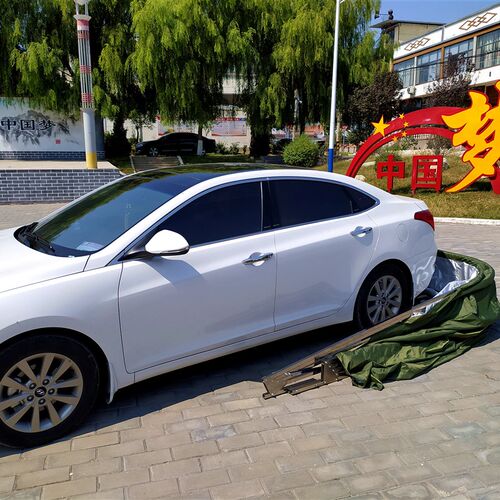 汽车家用车位液压伸缩移动折叠车棚户外防晒遮阳停车棚防冰雹简易