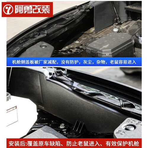 适用汉兰达22-26款汽车用品发动机舱盖板皇冠陆放专用阿勇改装件