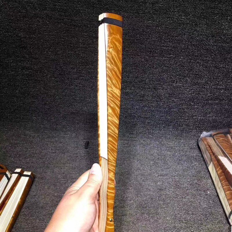 正宗金丝楠木小叶桢楠阴沉木乌木纸扇折扇提字诗词复古可定制收藏