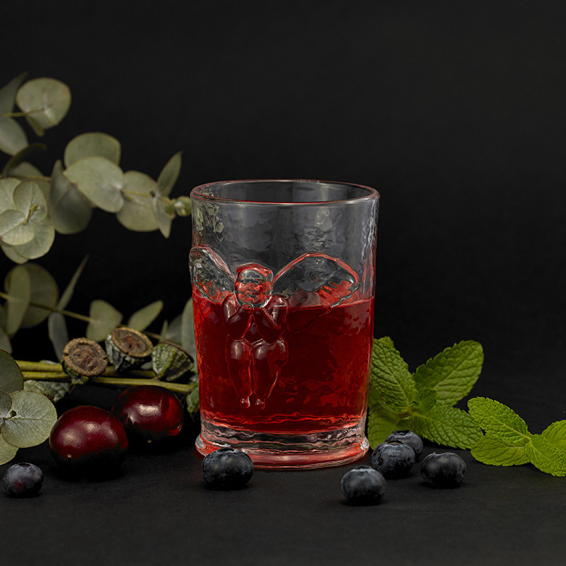 稀奇艺术《天使果汁玻璃杯》生日礼品果汁杯冷水杯礼物日常送礼